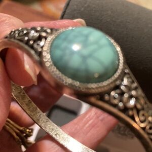 Turquoise and Silver  Bracelet